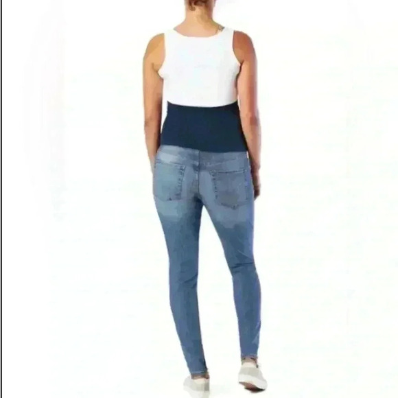 Levi Strauss Signature Gold Maternity Skinny Premium Panel Simply Stretch size L - Picture 2 of 16